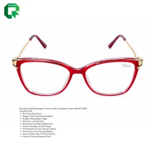 Luxe Gold Rimless Anti-Blue Light Eyeglasses